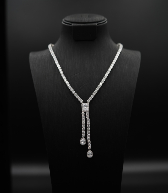 Dây chuyền Vàng Trắng 610 DVT4