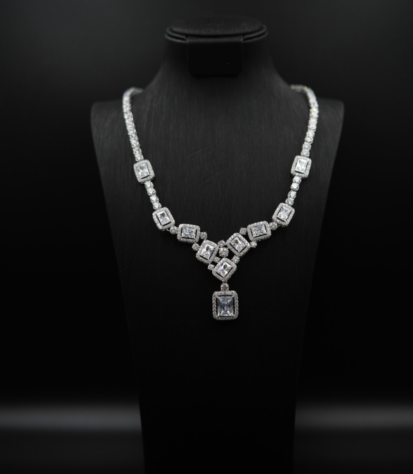 Dây chuyền Vàng Trắng 610 DVT5