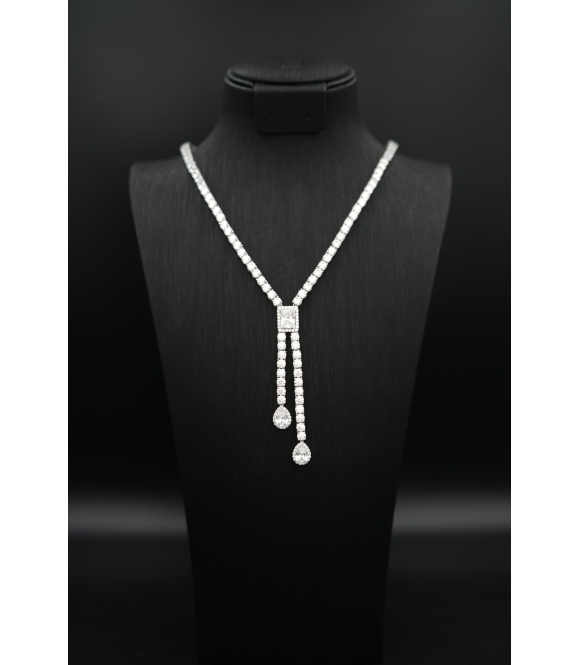 Dây chuyền Vàng Trắng 610 