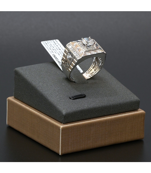 Nhẫn Vàng Trắng 610 NVT8