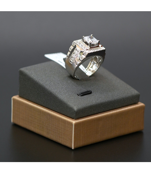 Nhẫn Vàng Trắng 610 NVT12